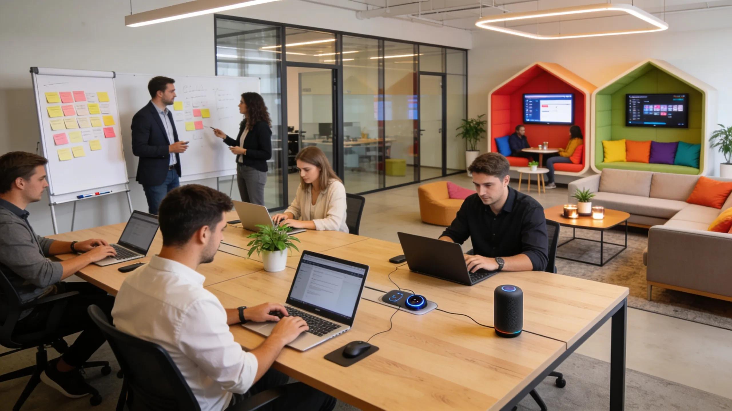 Dynamic co-working space in Zagreb reflecting the benefits of a virtual office