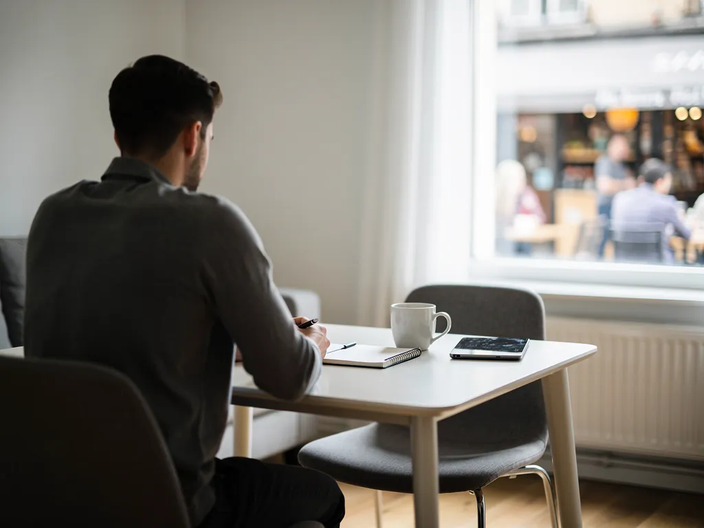 Freelancer koji razgovara s drugim profesionalcima u coworking prostoru